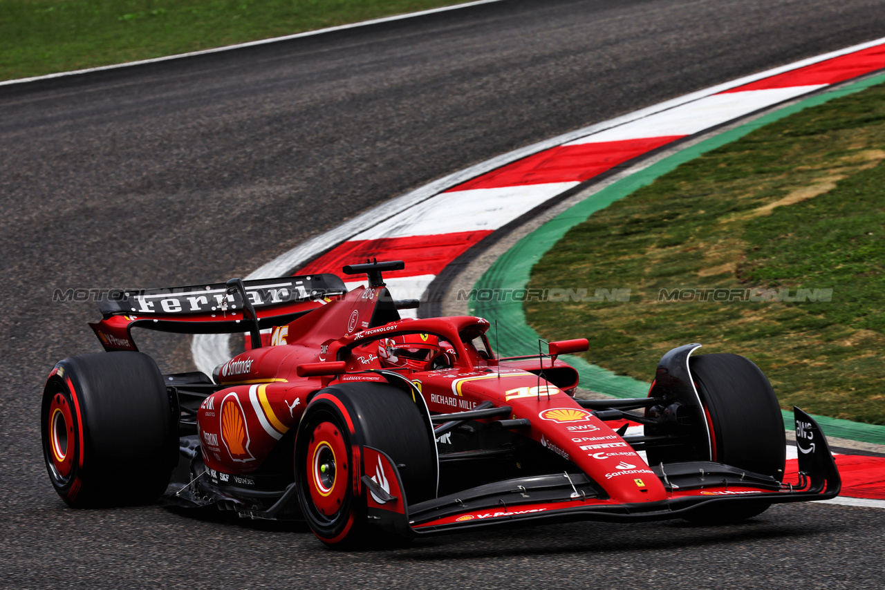 GP CINA, Charles Leclerc (MON) Ferrari SF-24.

19.04.2024. Formula 1 World Championship, Rd 5, Chinese Grand Prix, Shanghai, China, Sprint Qualifiche Day.

- www.xpbimages.com, EMail: requests@xpbimages.com © Copyright: Batchelor / XPB Images