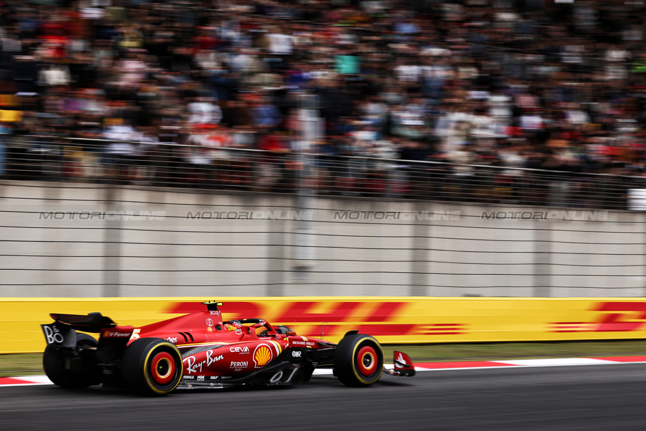 GP CINA, Carlos Sainz Jr (ESP) Ferrari SF-24.

19.04.2024. Formula 1 World Championship, Rd 5, Chinese Grand Prix, Shanghai, China, Sprint Qualifiche Day.

- www.xpbimages.com, EMail: requests@xpbimages.com © Copyright: Rew / XPB Images