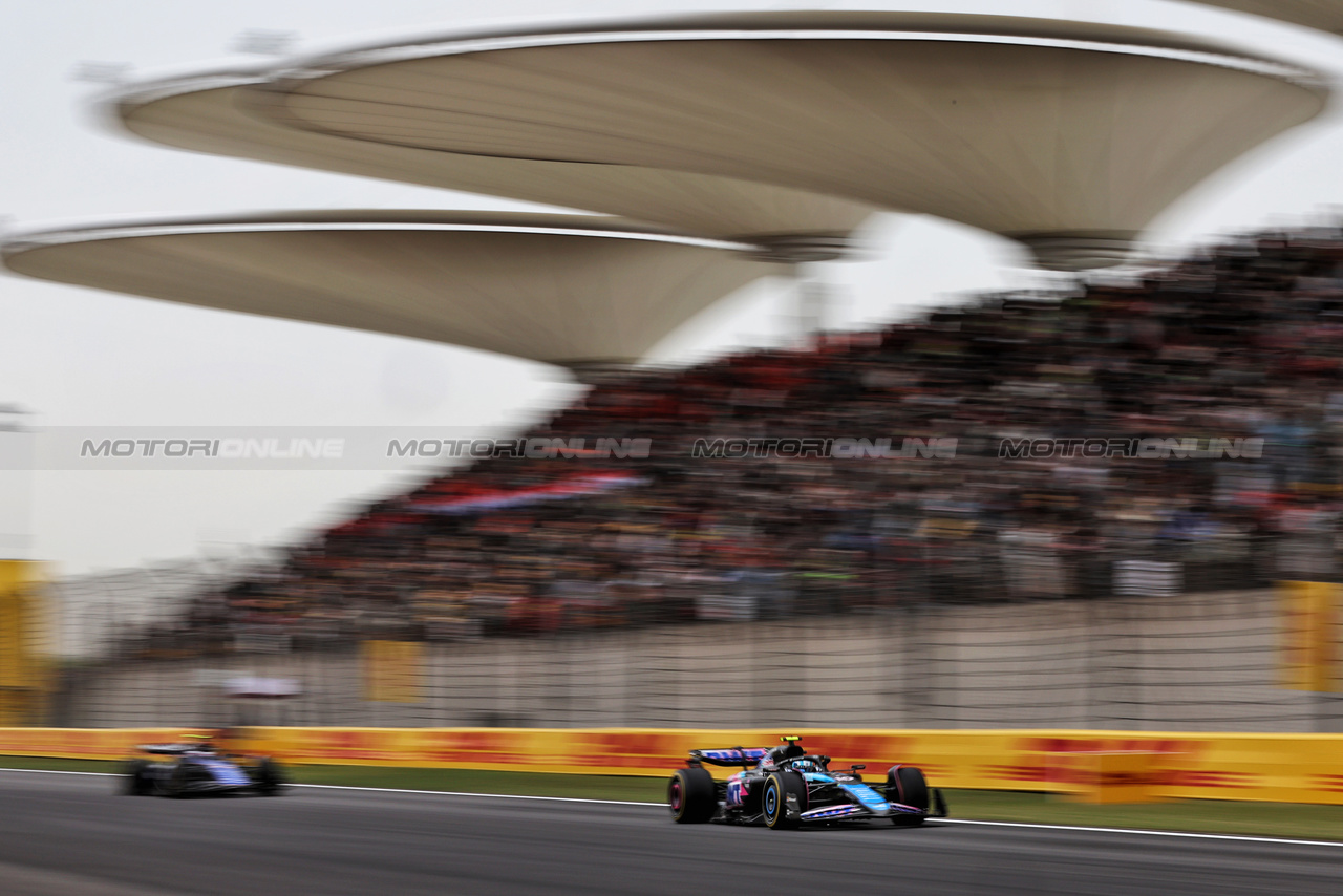 GP CINA, Pierre Gasly (FRA) Alpine F1 Team A524.

19.04.2024. Formula 1 World Championship, Rd 5, Chinese Grand Prix, Shanghai, China, Sprint Qualifiche Day.

- www.xpbimages.com, EMail: requests@xpbimages.com © Copyright: Rew / XPB Images