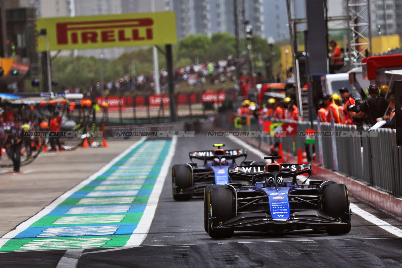 GP CINA, Alexander Albon (THA) Williams Racing FW46.

19.04.2024. Formula 1 World Championship, Rd 5, Chinese Grand Prix, Shanghai, China, Sprint Qualifiche Day.

- www.xpbimages.com, EMail: requests@xpbimages.com © Copyright: Batchelor / XPB Images