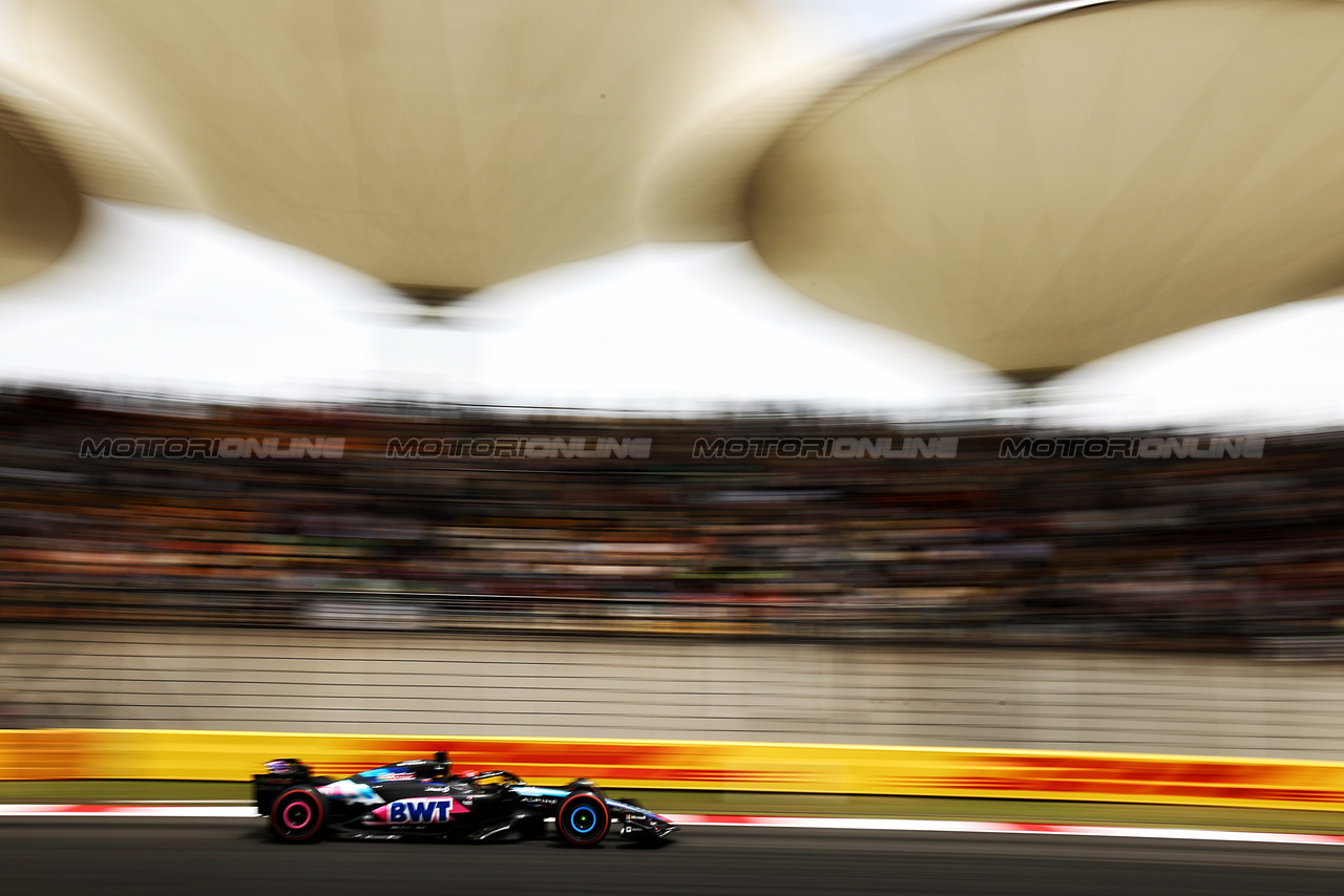 GP CINA, Esteban Ocon (FRA) Alpine F1 Team A524.

19.04.2024. Formula 1 World Championship, Rd 5, Chinese Grand Prix, Shanghai, China, Sprint Qualifiche Day.

 - www.xpbimages.com, EMail: requests@xpbimages.com © Copyright: Coates / XPB Images