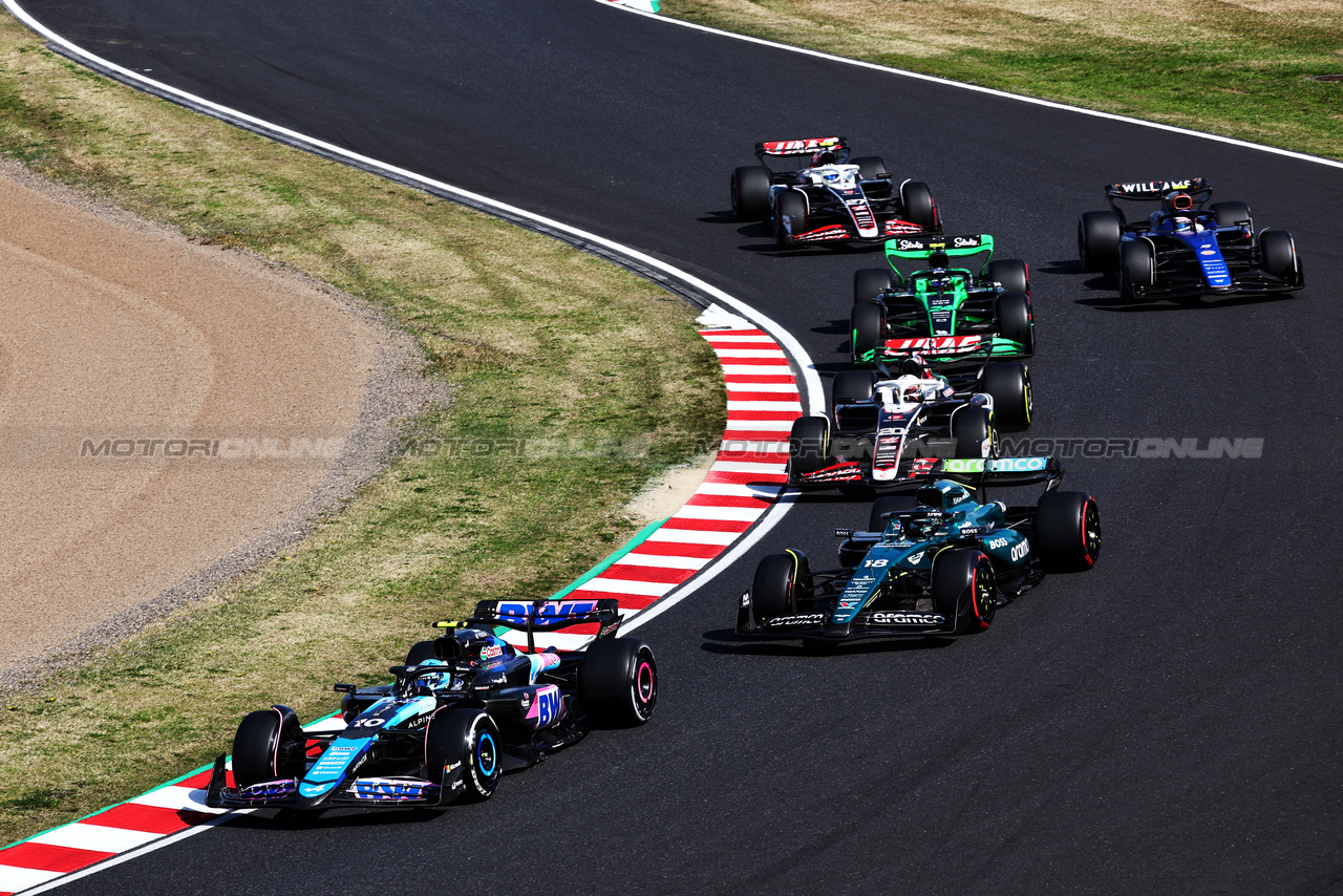 GP GIAPPONE, Pierre Gasly (FRA) Alpine F1 Team A524 at the repartenza of the race.

07.04.2024. Formula 1 World Championship, Rd 4, Japanese Grand Prix, Suzuka, Japan, Gara Day.

- www.xpbimages.com, EMail: requests@xpbimages.com © Copyright: Charniaux / XPB Images