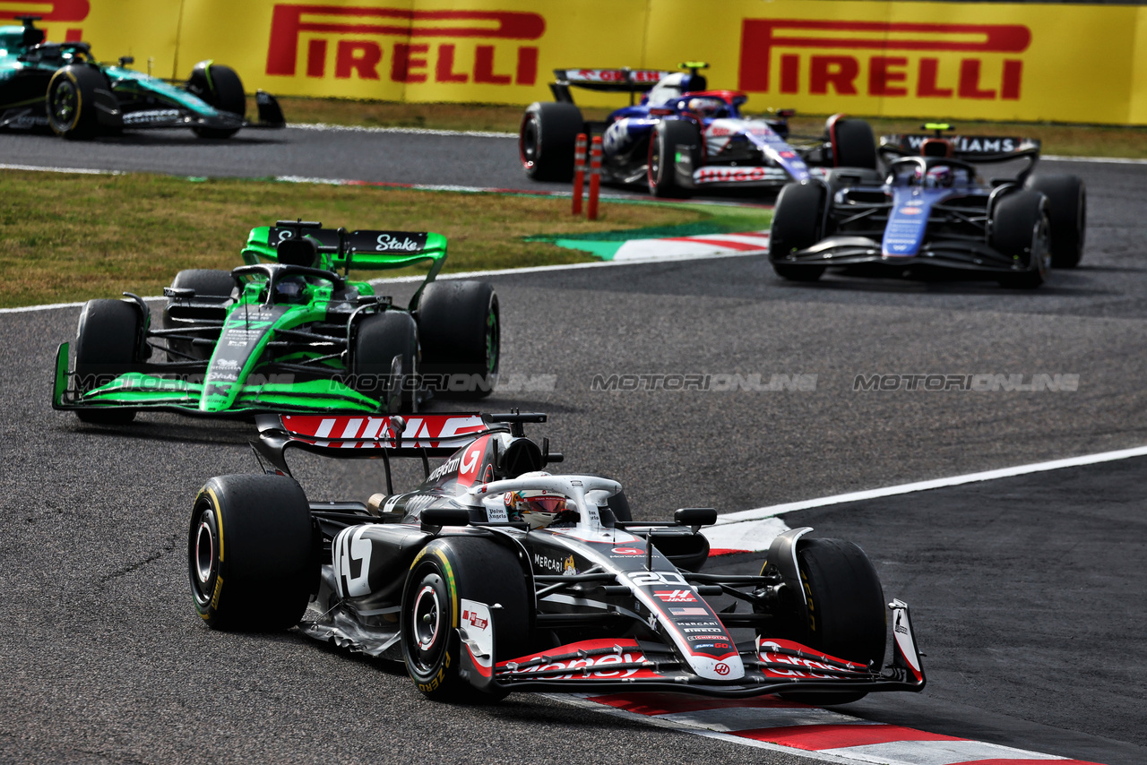 GP GIAPPONE, Kevin Magnussen (DEN) Haas VF-24.

07.04.2024. Formula 1 World Championship, Rd 4, Japanese Grand Prix, Suzuka, Japan, Gara Day.

- www.xpbimages.com, EMail: requests@xpbimages.com © Copyright: Moy / XPB Images