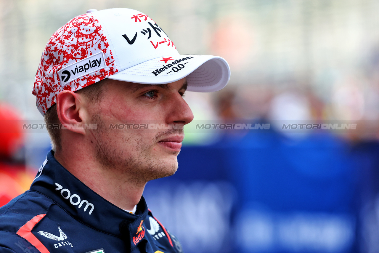 GP GIAPPONE, Gara winner Max Verstappen (NLD) Red Bull Racing in parc ferme.

07.04.2024. Formula 1 World Championship, Rd 4, Japanese Grand Prix, Suzuka, Japan, Gara Day.

- www.xpbimages.com, EMail: requests@xpbimages.com © Copyright: Charniaux / XPB Images