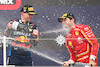 JAPAN GP, 1. Platz Max Verstappen (NLD) Red Bull Racing RB20 und 3. Platz Carlos Sainz Jr (ESP) Ferrari. 07.04.2024. Formel-1-Weltmeisterschaft, Rd 4, Großer Preis von Japan, Suzuka, Japan, Renntag – www.xpbimages.com, E-Mail: request@xpbimages.com © Copyright: Batchelor / XPB Images