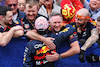 GP GIAPPONE, Second placed Sergio Perez (MEX) Red Bull Racing celebrates with Christian Horner (GBR) Red Bull Racing Team Principal e the team in parc ferme.
07.04.2024. Formula 1 World Championship, Rd 4, Japanese Grand Prix, Suzuka, Japan, Gara Day.
- www.xpbimages.com, EMail: requests@xpbimages.com © Copyright: Moy / XPB Images