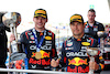 GP GIAPPONE, (L to R): Gara winner Max Verstappen (NLD) Red Bull Racing celebrates on the podium with second placed team mate Sergio Perez (MEX) Red Bull Racing.
07.04.2024. Formula 1 World Championship, Rd 4, Japanese Grand Prix, Suzuka, Japan, Gara Day.
- www.xpbimages.com, EMail: requests@xpbimages.com © Copyright: Moy / XPB Images
