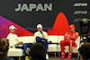GP GIAPPONE, (L to R): Sergio Perez (MEX) Red Bull Racing; Max Verstappen (NLD) Red Bull Racing; e Carlos Sainz Jr (ESP) Ferrari, in the post race FIA Press Conference.
07.04.2024. Formula 1 World Championship, Rd 4, Japanese Grand Prix, Suzuka, Japan, Gara Day.
 - www.xpbimages.com, EMail: requests@xpbimages.com © Copyright: Coates / XPB Images