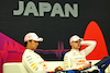 GP GIAPPONE, (L to R): Max Verstappen (NLD) Red Bull Racing e team mate Sergio Perez (MEX) Red Bull Racing, in the post race FIA Press Conference.
07.04.2024. Formula 1 World Championship, Rd 4, Japanese Grand Prix, Suzuka, Japan, Gara Day.
 - www.xpbimages.com, EMail: requests@xpbimages.com © Copyright: Coates / XPB Images