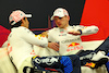 GP GIAPPONE, (L to R): Max Verstappen (NLD) Red Bull Racing e team mate Sergio Perez (MEX) Red Bull Racing, in the post race FIA Press Conference.
07.04.2024. Formula 1 World Championship, Rd 4, Japanese Grand Prix, Suzuka, Japan, Gara Day.
 - www.xpbimages.com, EMail: requests@xpbimages.com © Copyright: Coates / XPB Images