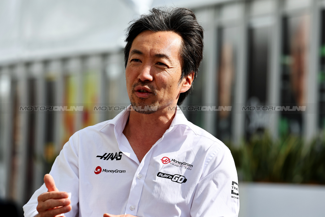 GP GIAPPONE, Ayao Komatsu (JPN) Haas F1 Team Principal.

04.04.2024. Formula 1 World Championship, Rd 4, Japanese Grand Prix, Suzuka, Japan, Preparation Day.

- www.xpbimages.com, EMail: requests@xpbimages.com © Copyright: Moy / XPB Images