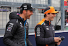 GP GIAPPONE, (L to R): Esteban Ocon (FRA) Alpine F1 Team e Oscar Piastri (AUS) McLaren - radio controlled cars.
04.04.2024. Formula 1 World Championship, Rd 4, Japanese Grand Prix, Suzuka, Japan, Preparation Day.
- www.xpbimages.com, EMail: requests@xpbimages.com © Copyright: Moy / XPB Images