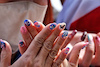 GP GIAPPONE, Circuit Atmosfera - Alpine F1 Team fan's painted fingernails.
04.04.2024. Formula 1 World Championship, Rd 4, Japanese Grand Prix, Suzuka, Japan, Preparation Day.
- www.xpbimages.com, EMail: requests@xpbimages.com © Copyright: Moy / XPB Images