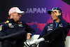 GP GIAPPONE, (L to R): Max Verstappen (NLD) Red Bull Racing e Alexander Albon (THA) Williams Racing in the FIA Press Conference.
04.04.2024. Formula 1 World Championship, Rd 4, Japanese Grand Prix, Suzuka, Japan, Preparation Day.
- www.xpbimages.com, EMail: requests@xpbimages.com © Copyright: Moy / XPB Images