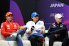 GP GIAPPONE, (L to R): Carlos Sainz Jr (ESP) Ferrari; Yuki Tsunoda (JPN) RB; e Max Verstappen (NLD) Red Bull Racing, in the FIA Press Conference.
04.04.2024. Formula 1 World Championship, Rd 4, Japanese Grand Prix, Suzuka, Japan, Preparation Day.
- www.xpbimages.com, EMail: requests@xpbimages.com © Copyright: Moy / XPB Images