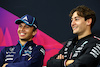 GP GIAPPONE, (L to R): Alexander Albon (THA) Williams Racing e George Russell (GBR) Mercedes AMG F1 in the FIA Press Conference.
04.04.2024. Formula 1 World Championship, Rd 4, Japanese Grand Prix, Suzuka, Japan, Preparation Day.
- www.xpbimages.com, EMail: requests@xpbimages.com © Copyright: Moy / XPB Images