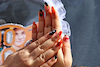 GP GIAPPONE, Circuit Atmosfera - Oscar Piastri (AUS) McLaren fan's painted fingernails.
04.04.2024. Formula 1 World Championship, Rd 4, Japanese Grand Prix, Suzuka, Japan, Preparation Day.
- www.xpbimages.com, EMail: requests@xpbimages.com © Copyright: Moy / XPB Images