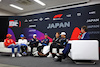 GP GIAPPONE, (L to R): Carlos Sainz Jr (ESP) Ferrari; Yuki Tsunoda (JPN) RB; Max Verstappen (NLD) Red Bull Racing; Alexander Albon (THA) Williams Racing; George Russell (GBR) Mercedes AMG F1; Pierre Gasly (FRA) Alpine F1 Team; e Tom Clarkson (GBR) Journalist, in the FIA Press Conference.
04.04.2024. Formula 1 World Championship, Rd 4, Japanese Grand Prix, Suzuka, Japan, Preparation Day.
- www.xpbimages.com, EMail: requests@xpbimages.com © Copyright: Moy / XPB Images