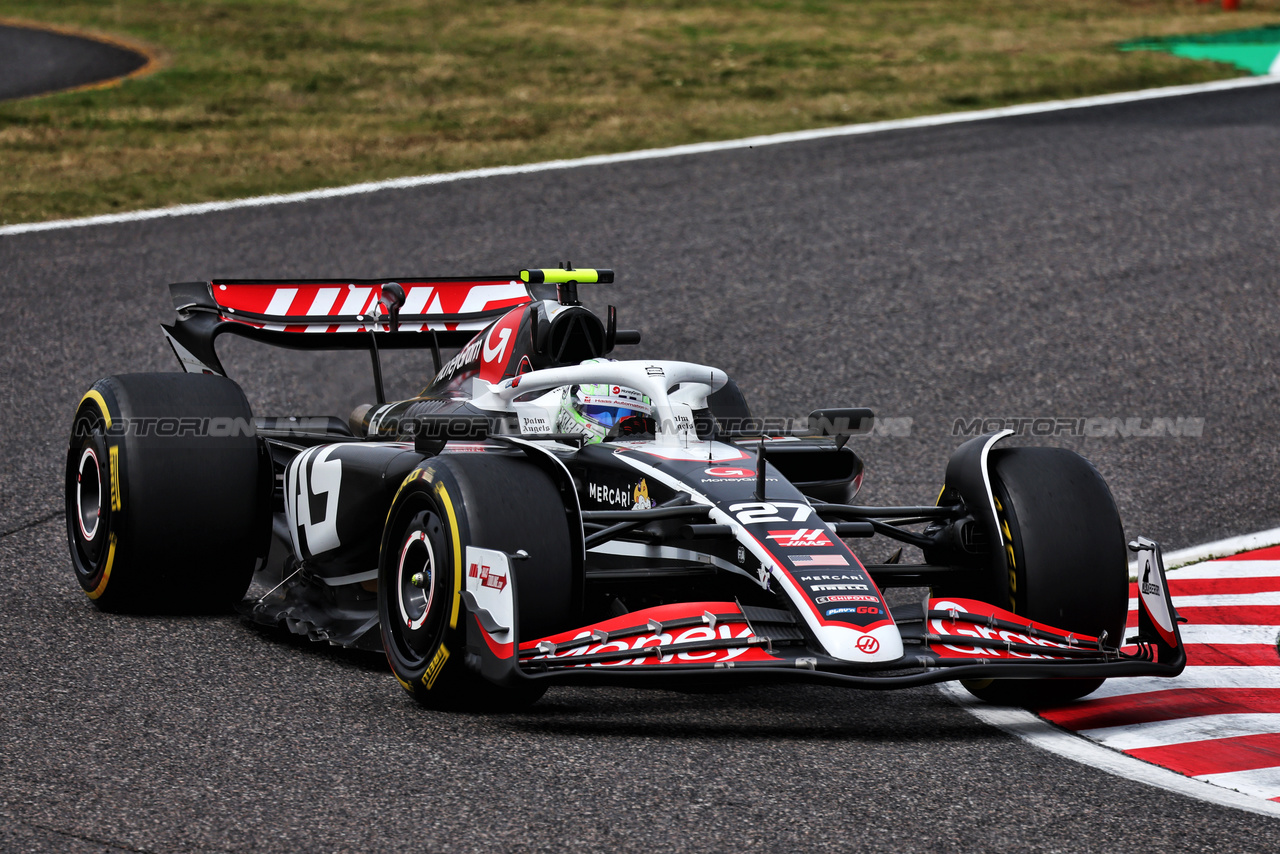 GP GIAPPONE, Nico Hulkenberg (GER) Haas VF-24.

06.04.2024. Formula 1 World Championship, Rd 4, Japanese Grand Prix, Suzuka, Japan, Qualifiche Day.

- www.xpbimages.com, EMail: requests@xpbimages.com © Copyright: Moy / XPB Images