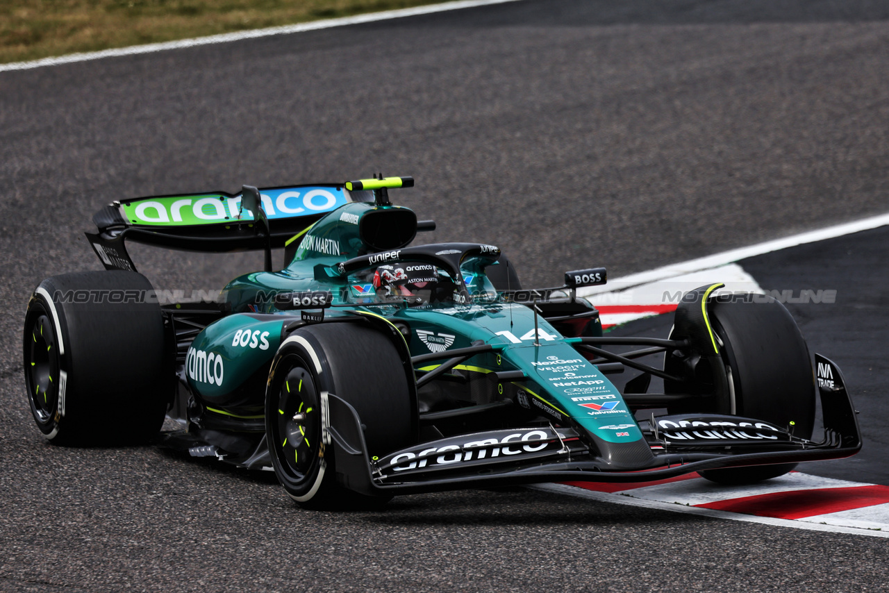 GP GIAPPONE, Fernando Alonso (ESP) Aston Martin F1 Team AMR24.

06.04.2024. Formula 1 World Championship, Rd 4, Japanese Grand Prix, Suzuka, Japan, Qualifiche Day.

- www.xpbimages.com, EMail: requests@xpbimages.com © Copyright: Moy / XPB Images