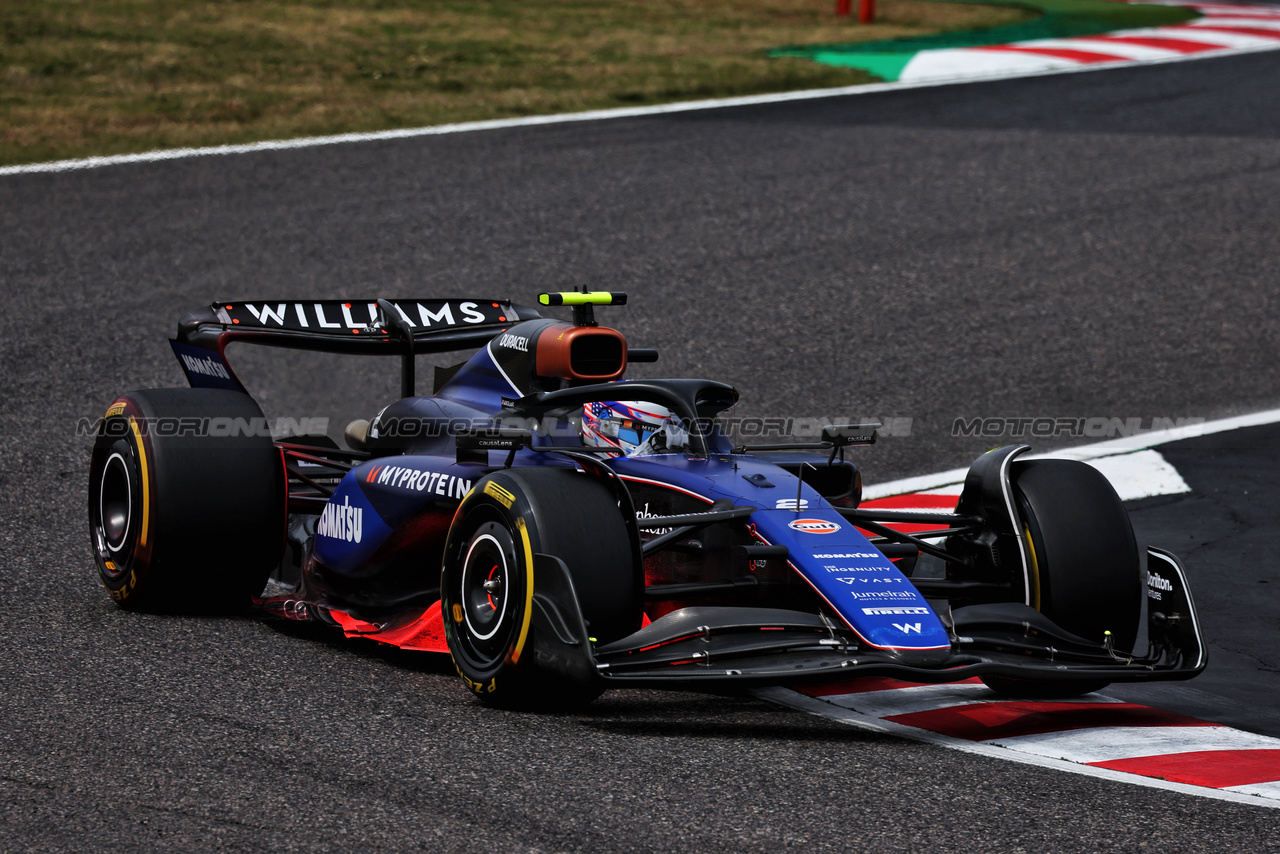 GP GIAPPONE, Logan Sargeant (USA) Williams Racing FW46.

06.04.2024. Formula 1 World Championship, Rd 4, Japanese Grand Prix, Suzuka, Japan, Qualifiche Day.

- www.xpbimages.com, EMail: requests@xpbimages.com © Copyright: Moy / XPB Images