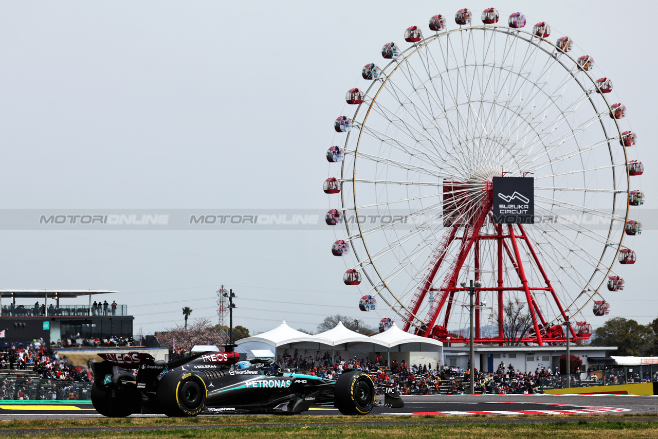 GP GIAPPONE, George Russell (GBR) Mercedes AMG F1 W15.

06.04.2024. Formula 1 World Championship, Rd 4, Japanese Grand Prix, Suzuka, Japan, Qualifiche Day.

- www.xpbimages.com, EMail: requests@xpbimages.com © Copyright: Moy / XPB Images