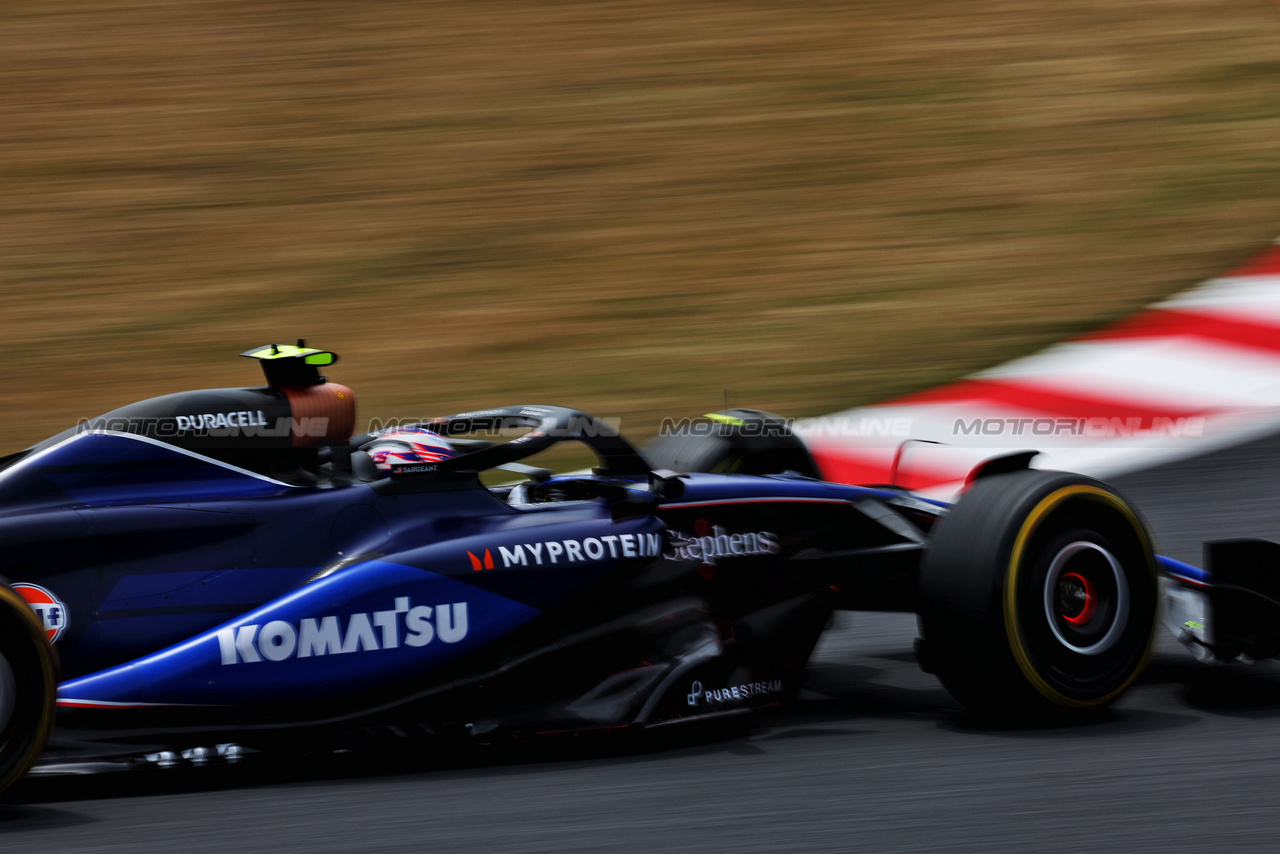 GP GIAPPONE, Logan Sargeant (USA) Williams Racing FW46.

06.04.2024. Formula 1 World Championship, Rd 4, Japanese Grand Prix, Suzuka, Japan, Qualifiche Day.

 - www.xpbimages.com, EMail: requests@xpbimages.com © Copyright: Coates / XPB Images