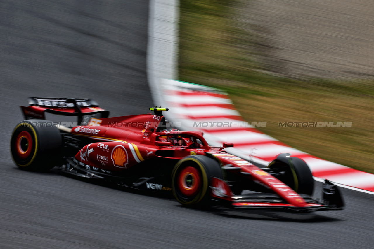 GP GIAPPONE, Carlos Sainz Jr (ESP) Ferrari SF-24.

06.04.2024. Formula 1 World Championship, Rd 4, Japanese Grand Prix, Suzuka, Japan, Qualifiche Day.

 - www.xpbimages.com, EMail: requests@xpbimages.com © Copyright: Coates / XPB Images