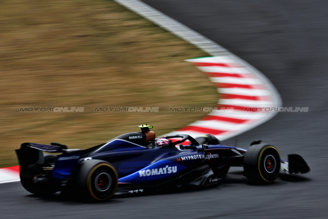 GP GIAPPONE, Logan Sargeant (USA) Williams Racing FW46.

06.04.2024. Formula 1 World Championship, Rd 4, Japanese Grand Prix, Suzuka, Japan, Qualifiche Day.

 - www.xpbimages.com, EMail: requests@xpbimages.com © Copyright: Coates / XPB Images