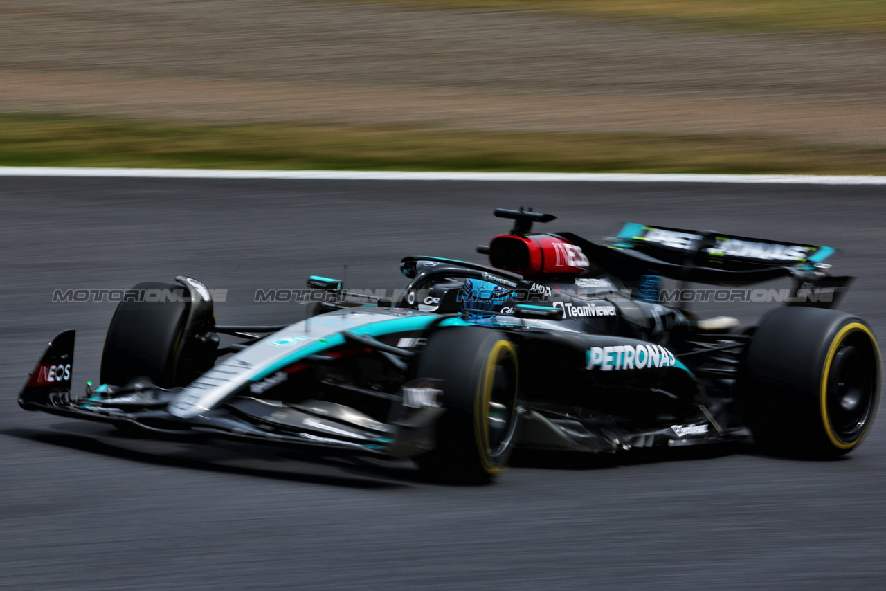 GP GIAPPONE, George Russell (GBR) Mercedes AMG F1 W15.

06.04.2024. Formula 1 World Championship, Rd 4, Japanese Grand Prix, Suzuka, Japan, Qualifiche Day.

 - www.xpbimages.com, EMail: requests@xpbimages.com © Copyright: Coates / XPB Images