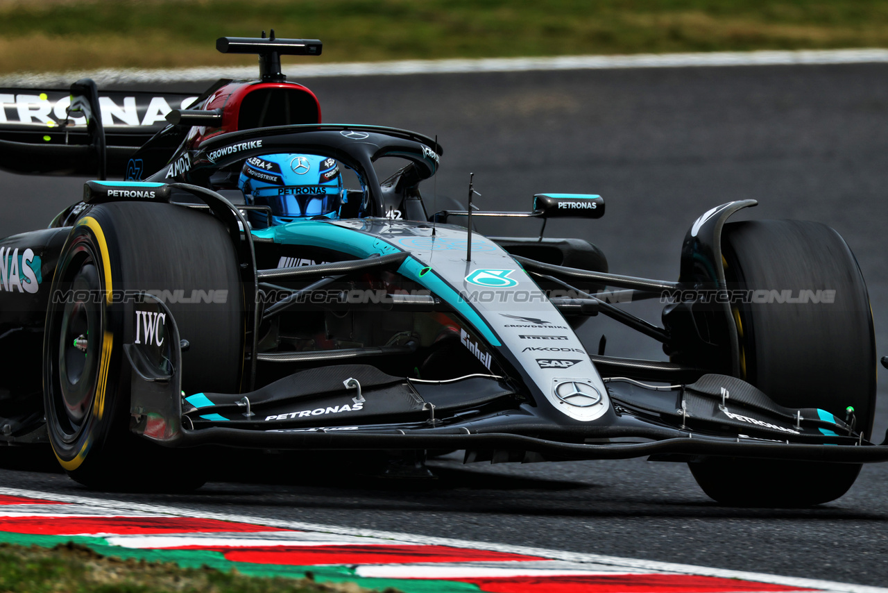 GP GIAPPONE, George Russell (GBR) Mercedes AMG F1 W15.

06.04.2024. Formula 1 World Championship, Rd 4, Japanese Grand Prix, Suzuka, Japan, Qualifiche Day.

 - www.xpbimages.com, EMail: requests@xpbimages.com © Copyright: Coates / XPB Images