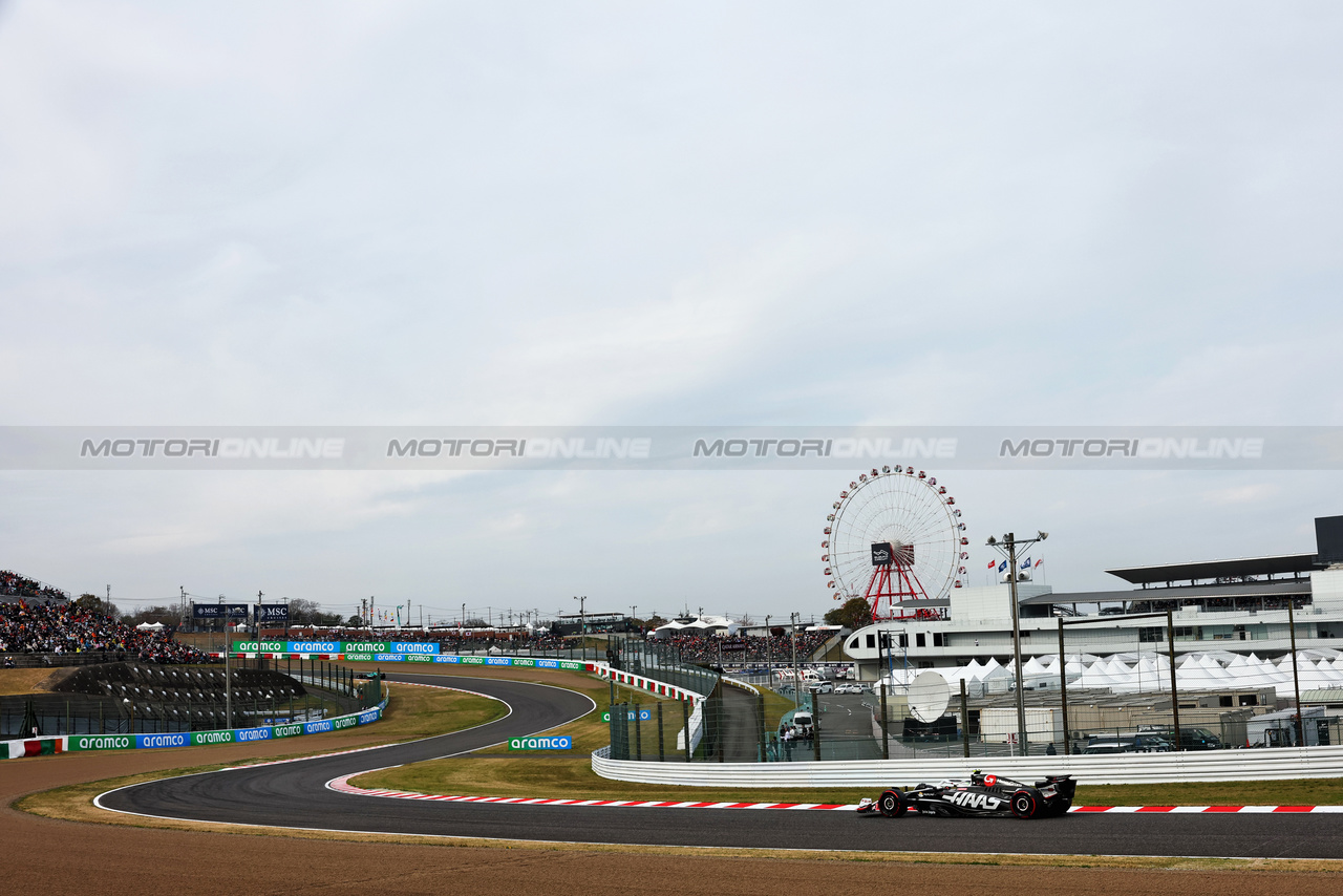 GP GIAPPONE, Nico Hulkenberg (GER) Haas VF-24.

06.04.2024. Formula 1 World Championship, Rd 4, Japanese Grand Prix, Suzuka, Japan, Qualifiche Day.

- www.xpbimages.com, EMail: requests@xpbimages.com © Copyright: Charniaux / XPB Images