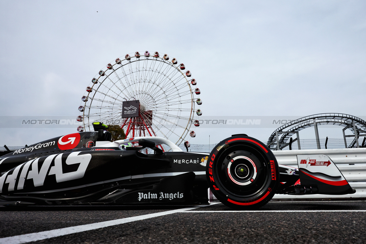 GP GIAPPONE, Nico Hulkenberg (GER) Haas VF-24.

06.04.2024. Formula 1 World Championship, Rd 4, Japanese Grand Prix, Suzuka, Japan, Qualifiche Day.

- www.xpbimages.com, EMail: requests@xpbimages.com © Copyright: Batchelor / XPB Images