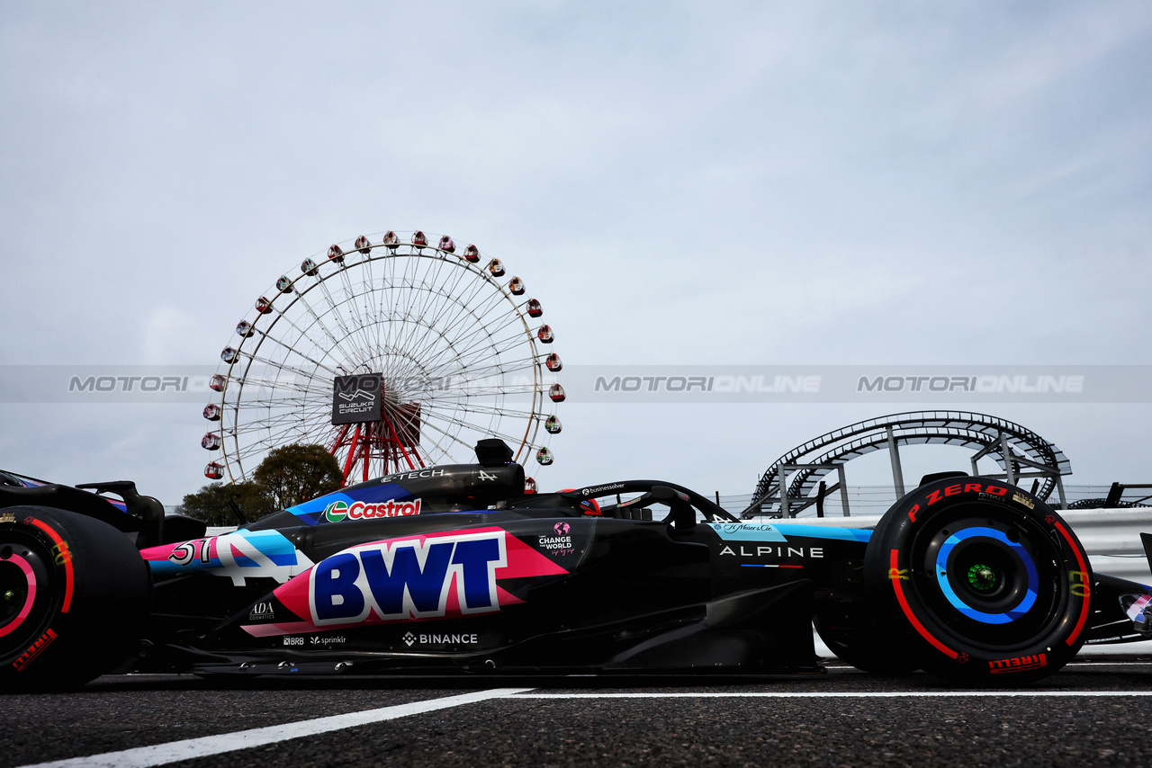 GP GIAPPONE, Esteban Ocon (FRA) Alpine F1 Team A524.

06.04.2024. Formula 1 World Championship, Rd 4, Japanese Grand Prix, Suzuka, Japan, Qualifiche Day.

- www.xpbimages.com, EMail: requests@xpbimages.com © Copyright: Batchelor / XPB Images