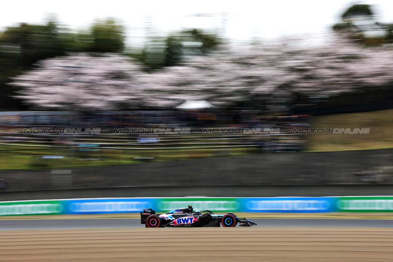 GP GIAPPONE, Pierre Gasly (FRA) Alpine F1 Team A524.

06.04.2024. Formula 1 World Championship, Rd 4, Japanese Grand Prix, Suzuka, Japan, Qualifiche Day.

- www.xpbimages.com, EMail: requests@xpbimages.com © Copyright: Charniaux / XPB Images