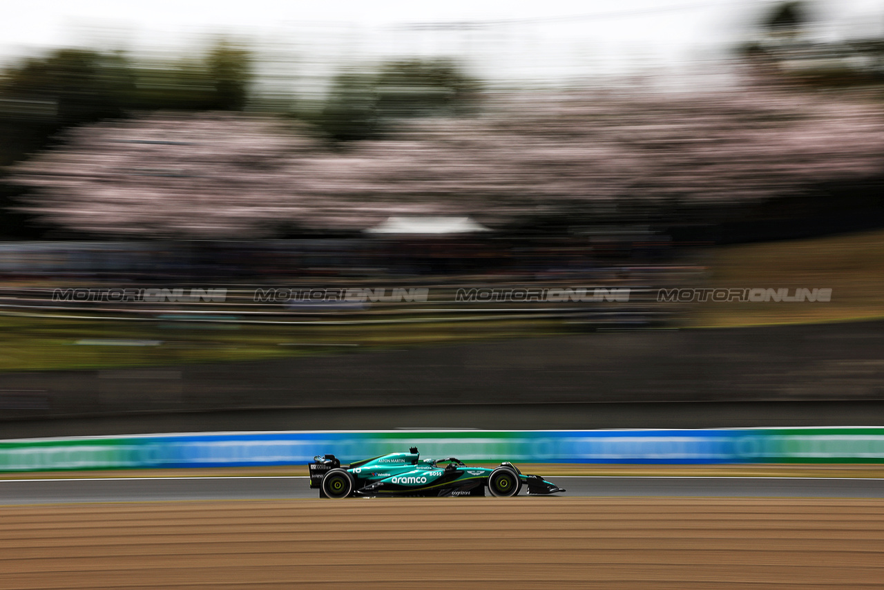 GP GIAPPONE, Lance Stroll (CDN) Aston Martin F1 Team AMR24.

06.04.2024. Formula 1 World Championship, Rd 4, Japanese Grand Prix, Suzuka, Japan, Qualifiche Day.

- www.xpbimages.com, EMail: requests@xpbimages.com © Copyright: Charniaux / XPB Images