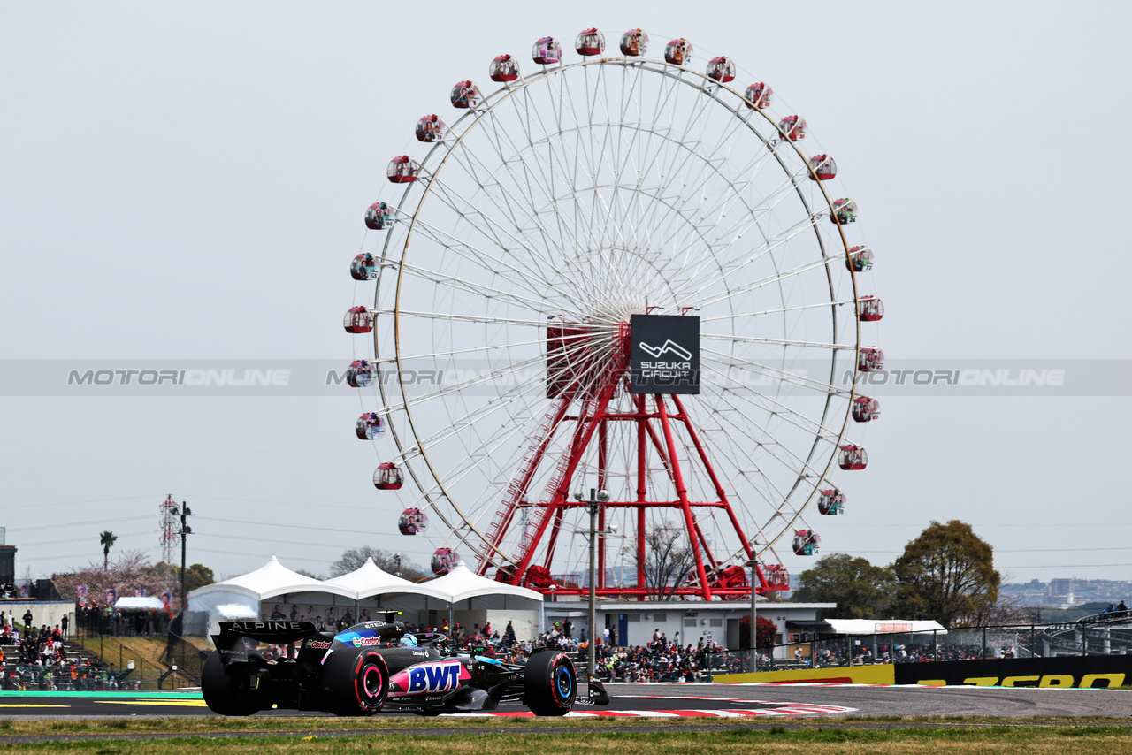 GP GIAPPONE, Pierre Gasly (FRA) Alpine F1 Team A524.

06.04.2024. Formula 1 World Championship, Rd 4, Japanese Grand Prix, Suzuka, Japan, Qualifiche Day.

- www.xpbimages.com, EMail: requests@xpbimages.com © Copyright: Moy / XPB Images