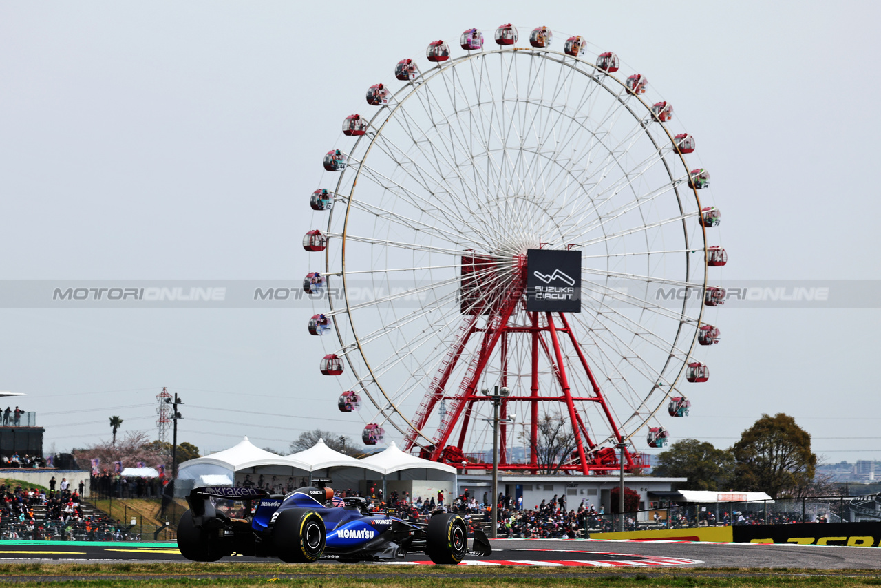 GP GIAPPONE, Alexander Albon (THA) Williams Racing FW46.

06.04.2024. Formula 1 World Championship, Rd 4, Japanese Grand Prix, Suzuka, Japan, Qualifiche Day.

- www.xpbimages.com, EMail: requests@xpbimages.com © Copyright: Moy / XPB Images