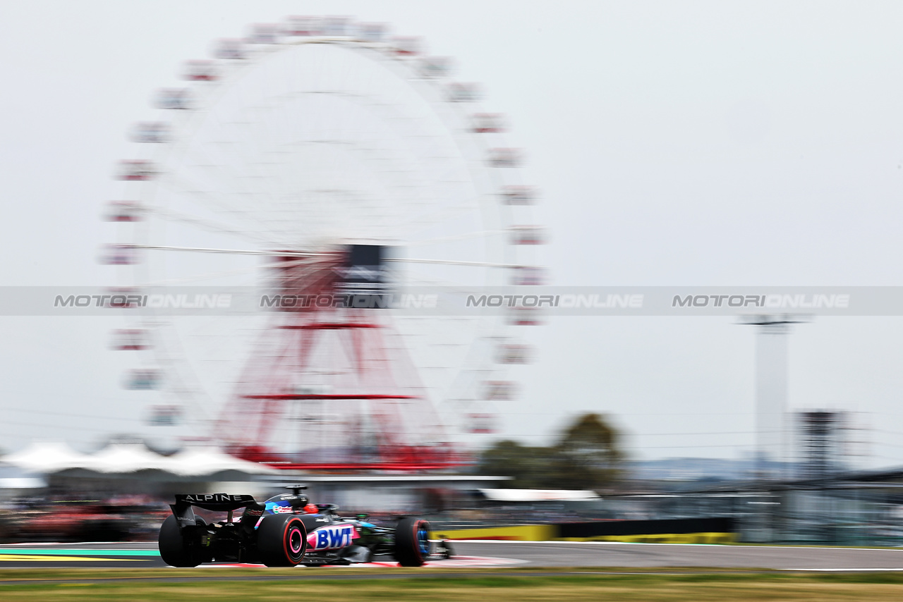 GP GIAPPONE, Esteban Ocon (FRA) Alpine F1 Team A524.

06.04.2024. Formula 1 World Championship, Rd 4, Japanese Grand Prix, Suzuka, Japan, Qualifiche Day.

- www.xpbimages.com, EMail: requests@xpbimages.com © Copyright: Moy / XPB Images