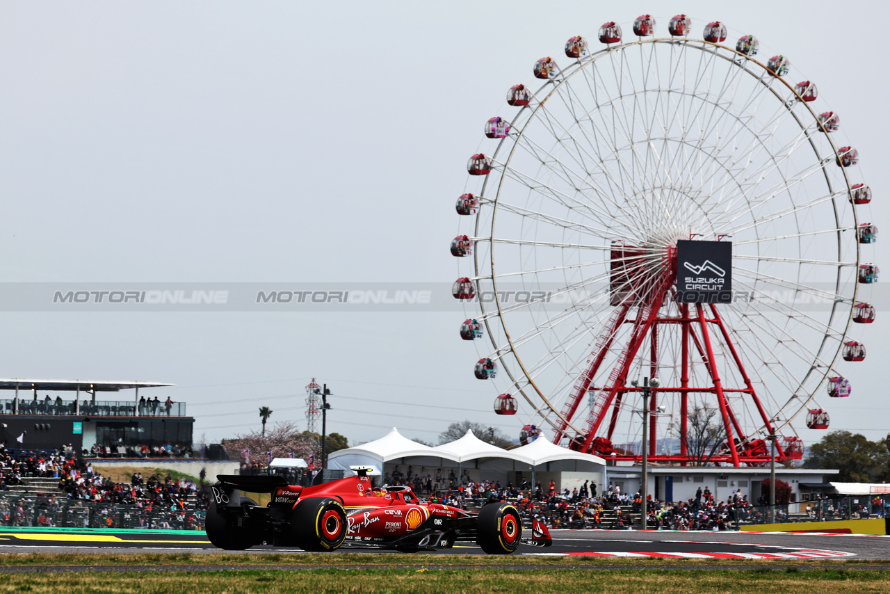 GP GIAPPONE, Carlos Sainz Jr (ESP) Ferrari SF-24.

06.04.2024. Formula 1 World Championship, Rd 4, Japanese Grand Prix, Suzuka, Japan, Qualifiche Day.

- www.xpbimages.com, EMail: requests@xpbimages.com © Copyright: Moy / XPB Images