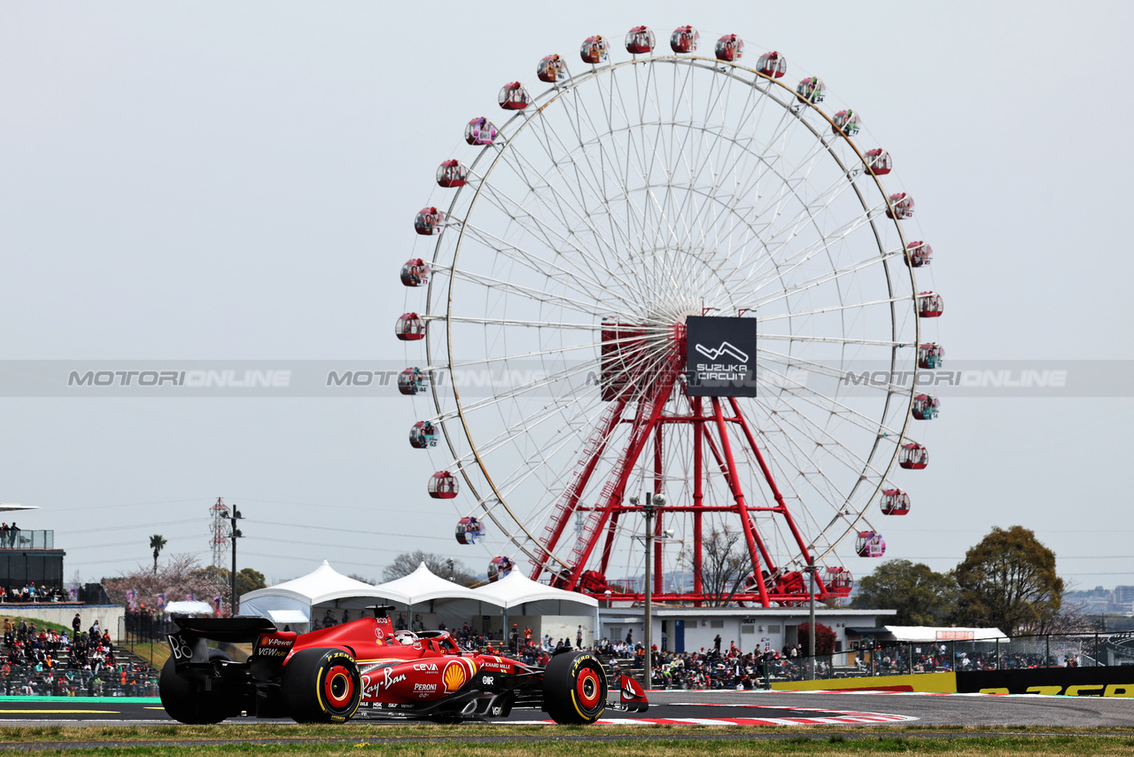 GP GIAPPONE, Charles Leclerc (MON) Ferrari SF-24.

06.04.2024. Formula 1 World Championship, Rd 4, Japanese Grand Prix, Suzuka, Japan, Qualifiche Day.

- www.xpbimages.com, EMail: requests@xpbimages.com © Copyright: Moy / XPB Images