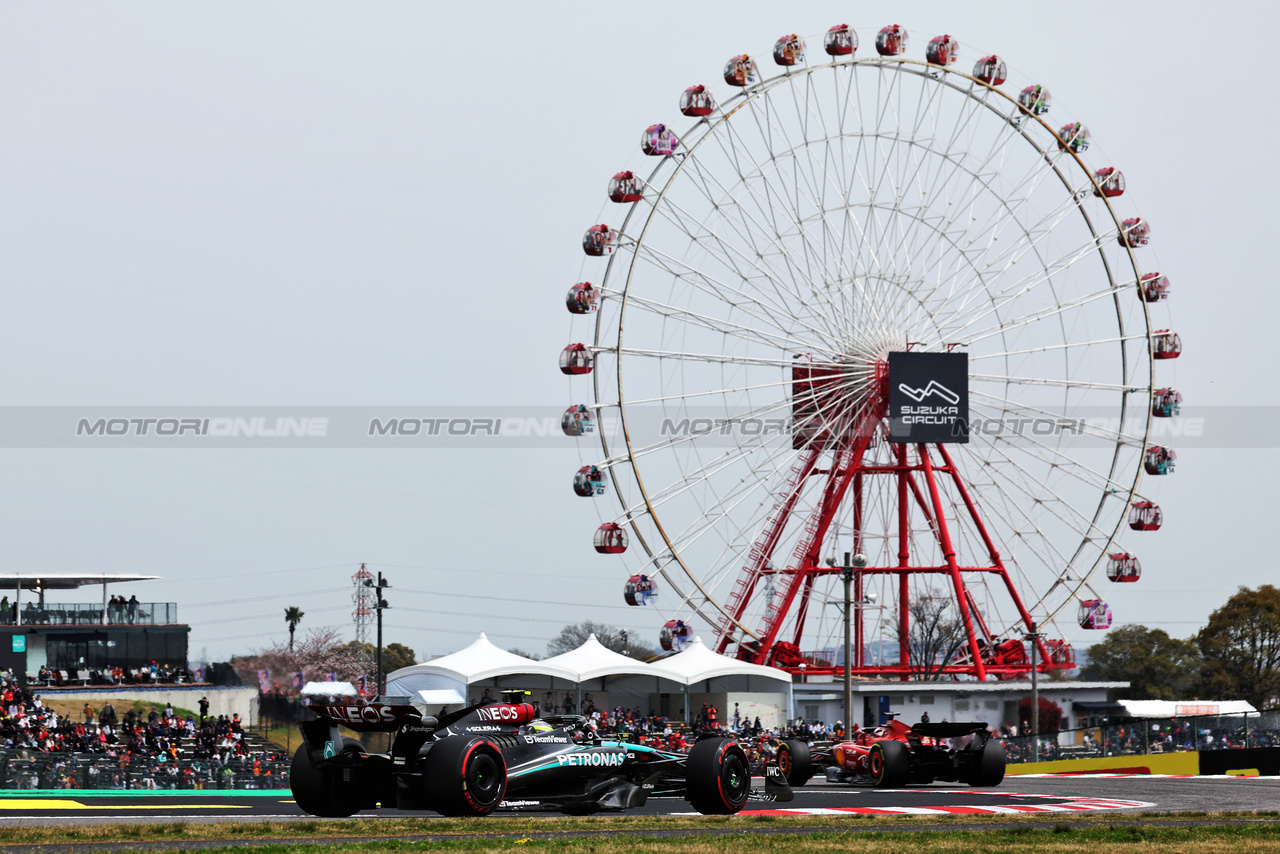 GP GIAPPONE, Lewis Hamilton (GBR) Mercedes AMG F1 W15.

06.04.2024. Formula 1 World Championship, Rd 4, Japanese Grand Prix, Suzuka, Japan, Qualifiche Day.

- www.xpbimages.com, EMail: requests@xpbimages.com © Copyright: Moy / XPB Images