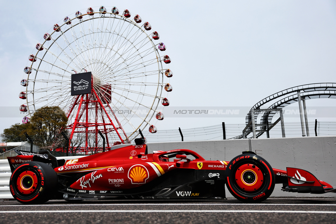 GP GIAPPONE, Charles Leclerc (MON) Ferrari SF-24.

06.04.2024. Formula 1 World Championship, Rd 4, Japanese Grand Prix, Suzuka, Japan, Qualifiche Day.

- www.xpbimages.com, EMail: requests@xpbimages.com © Copyright: Batchelor / XPB Images