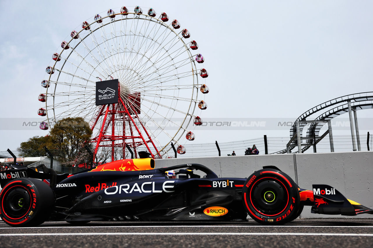 GP GIAPPONE, Max Verstappen (NLD) Red Bull Racing RB20.

06.04.2024. Formula 1 World Championship, Rd 4, Japanese Grand Prix, Suzuka, Japan, Qualifiche Day.

- www.xpbimages.com, EMail: requests@xpbimages.com © Copyright: Batchelor / XPB Images