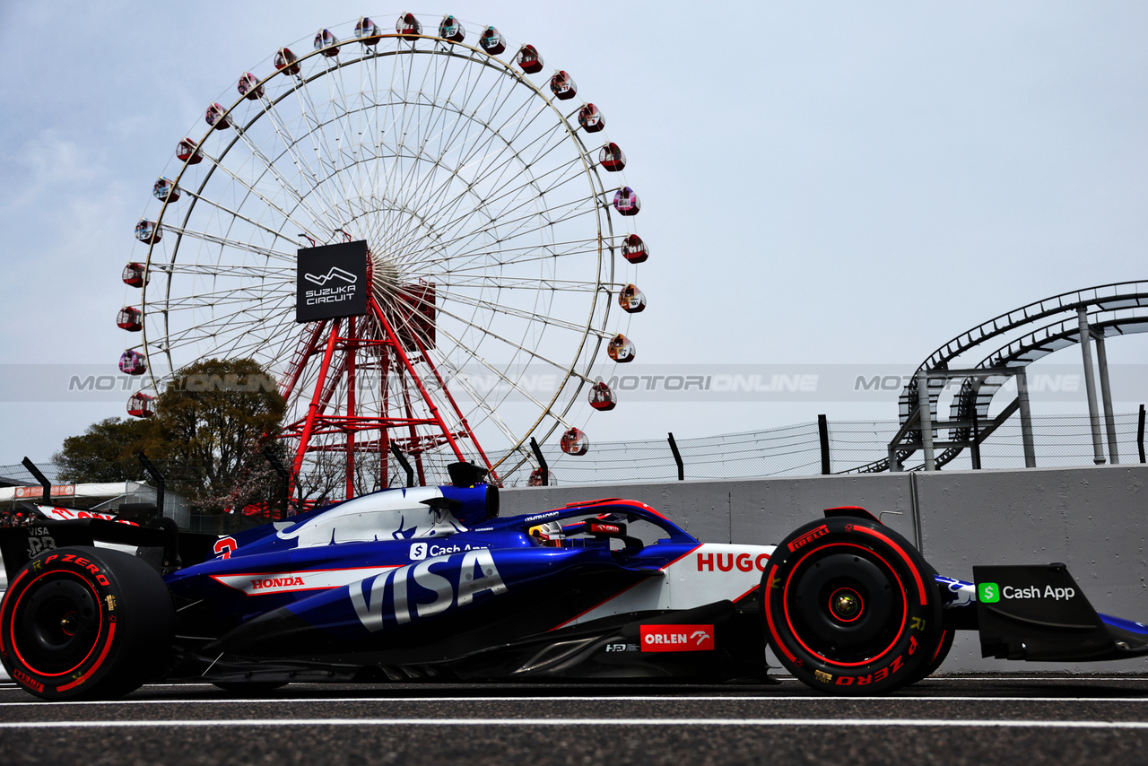 GP GIAPPONE, Daniel Ricciardo (AUS) RB VCARB 01.

06.04.2024. Formula 1 World Championship, Rd 4, Japanese Grand Prix, Suzuka, Japan, Qualifiche Day.

- www.xpbimages.com, EMail: requests@xpbimages.com © Copyright: Batchelor / XPB Images