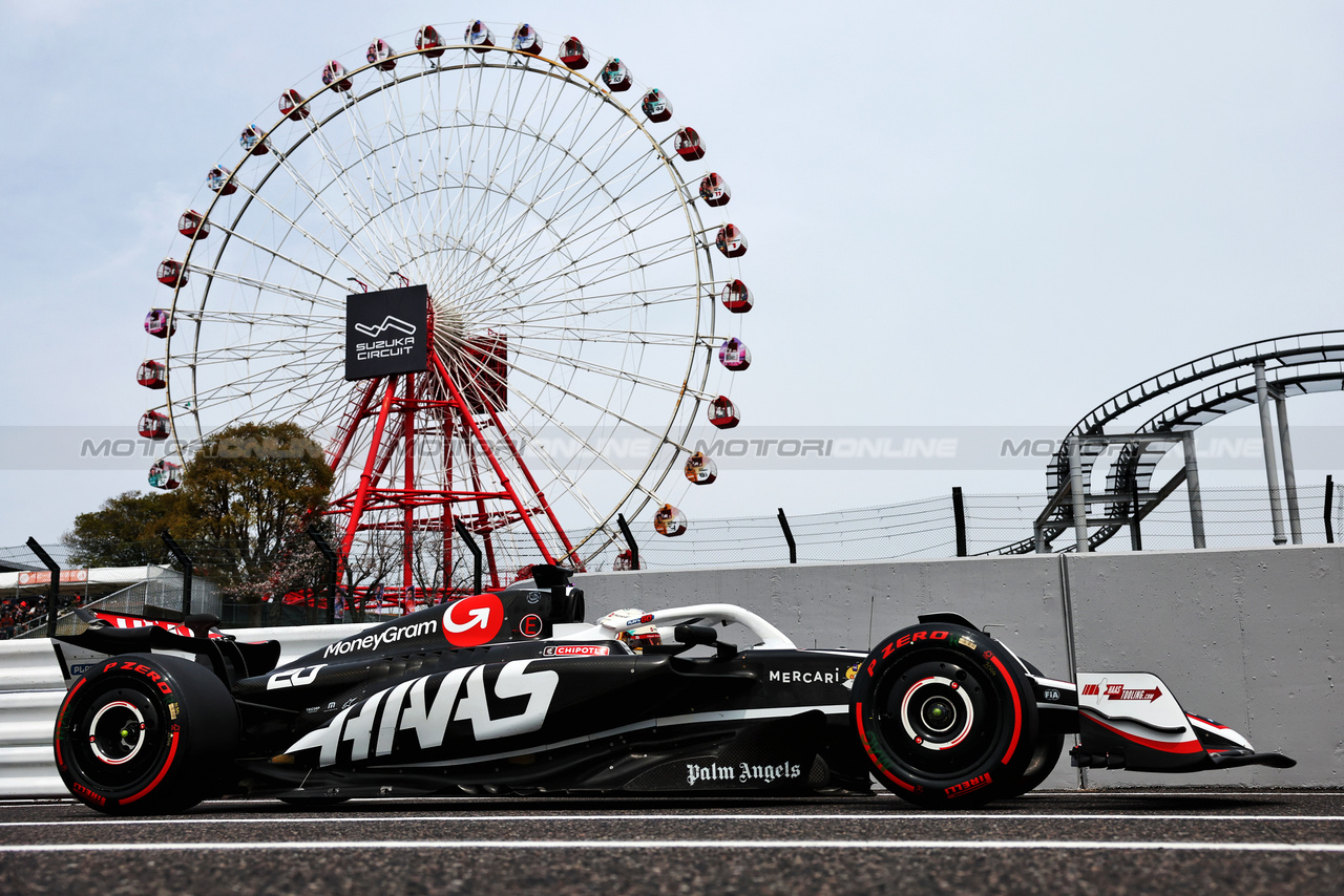 GP GIAPPONE, Kevin Magnussen (DEN) Haas VF-24.

06.04.2024. Formula 1 World Championship, Rd 4, Japanese Grand Prix, Suzuka, Japan, Qualifiche Day.

- www.xpbimages.com, EMail: requests@xpbimages.com © Copyright: Batchelor / XPB Images