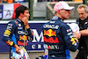 GP GIAPPONE, Sergio Perez (MEX) Red Bull Racing e team mate Max Verstappen (NLD) Red Bull Racing in qualifying parc ferme.
06.04.2024. Formula 1 World Championship, Rd 4, Japanese Grand Prix, Suzuka, Japan, Qualifiche Day.
- www.xpbimages.com, EMail: requests@xpbimages.com © Copyright: Batchelor / XPB Images