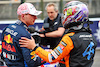 GP GIAPPONE, (L to R): Max Verstappen (NLD) Red Bull Racing celebrates his pole position with third placed Lando Norris (GBR) McLaren in qualifying parc ferme.
06.04.2024. Formula 1 World Championship, Rd 4, Japanese Grand Prix, Suzuka, Japan, Qualifiche Day.
- www.xpbimages.com, EMail: requests@xpbimages.com © Copyright: Batchelor / XPB Images