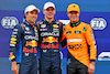 GP GIAPPONE, Qualifiche top three in parc ferme (L to R): Sergio Perez (MEX) Red Bull Racing, second; Max Verstappen (NLD) Red Bull Racing, pole position; Lando Norris (GBR) McLaren, third.
06.04.2024. Formula 1 World Championship, Rd 4, Japanese Grand Prix, Suzuka, Japan, Qualifiche Day.
- www.xpbimages.com, EMail: requests@xpbimages.com © Copyright: Batchelor / XPB Images