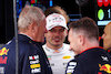 GP GIAPPONE, Max Verstappen (NLD) Red Bull Racing with Dr Helmut Marko (AUT) Red Bull Motorsport Consultant e Christian Horner (GBR) Red Bull Racing Team Principal.
06.04.2024. Formula 1 World Championship, Rd 4, Japanese Grand Prix, Suzuka, Japan, Qualifiche Day.
 - www.xpbimages.com, EMail: requests@xpbimages.com © Copyright: Coates / XPB Images